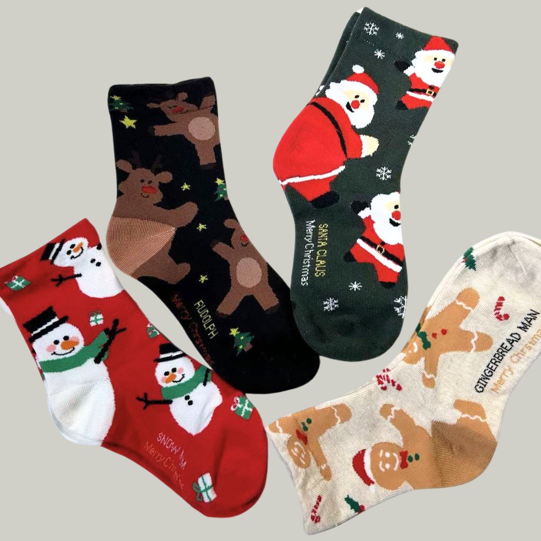 Festive Holiday Sock Set