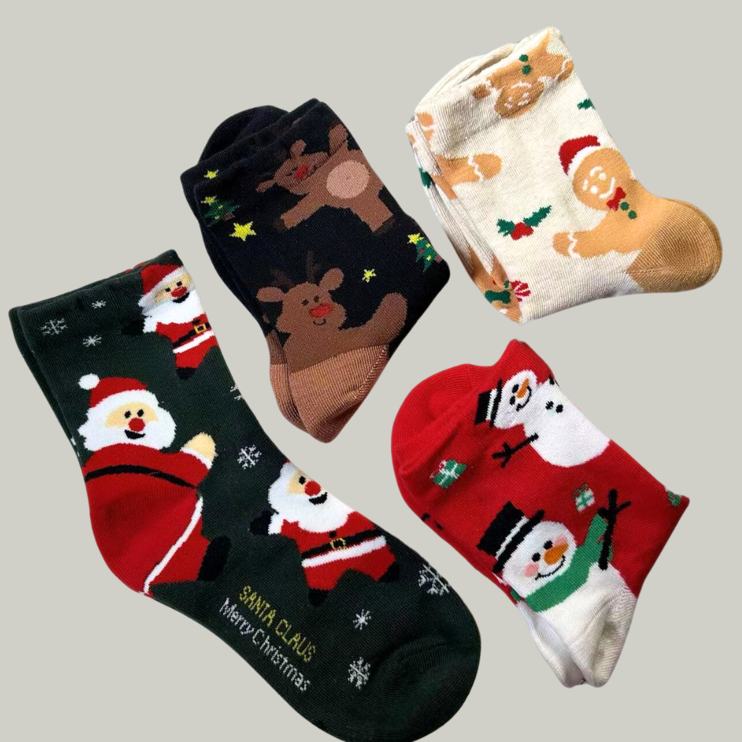 Festive Holiday Sock Set